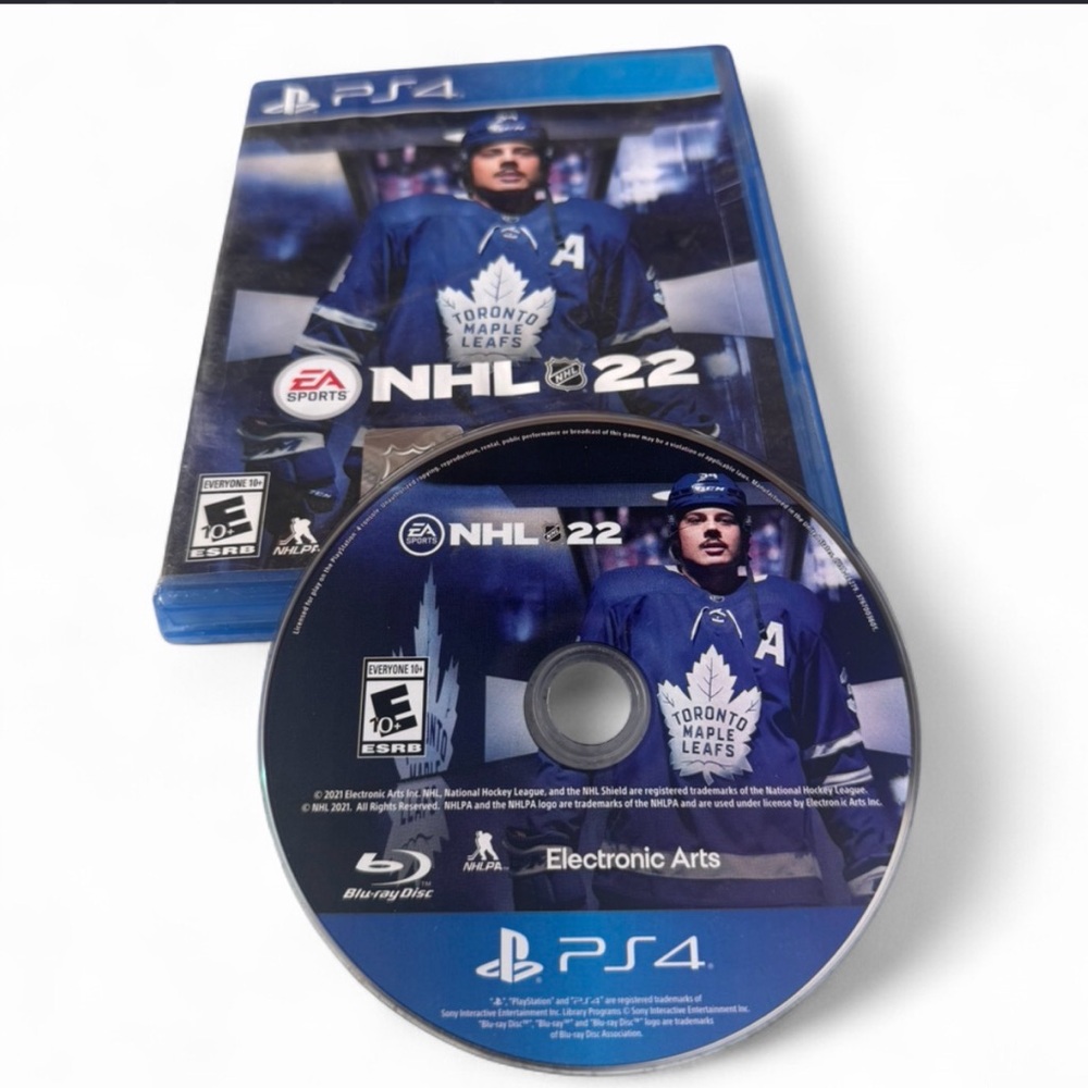 NHL 22 - PlayStation 4 (PS4) - EA Sports - Clean Case & Disc